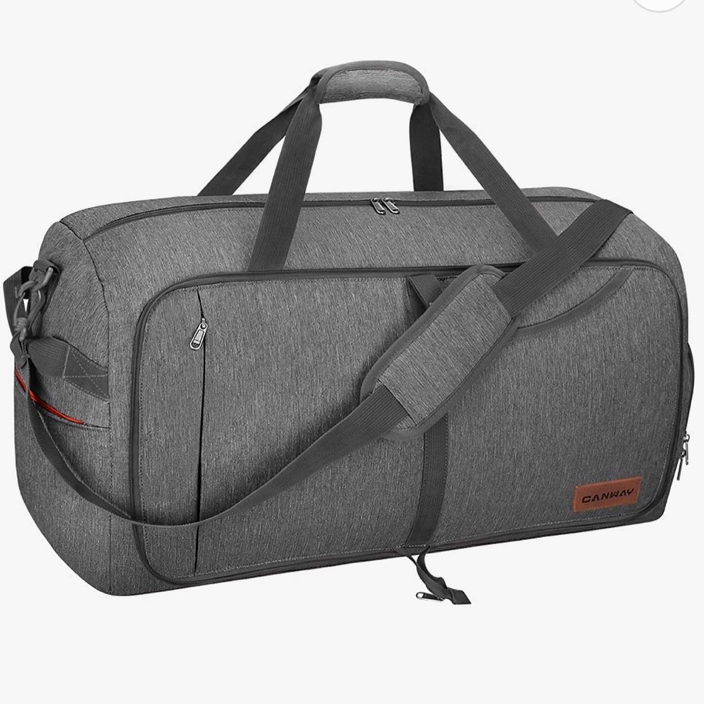 Canway gray duffel bag